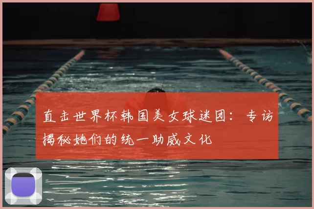 直击世界杯韩国美女球迷团：专访揭秘她们的统一助威文化