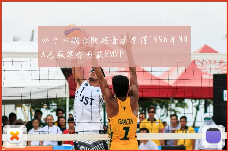 公牛六战击败超音速夺得1996年NBA总冠军乔丹获FMVP