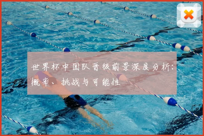 世界杯中国队晋级前景深度分析：概率、挑战与可能性